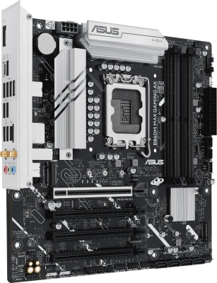Материнская плата Asus B860M MAX GAMING AX Soc-1851 Intel B860 4xDDR5 mATX AC`97 8ch(7.1) 2.5Gg RAID+DP