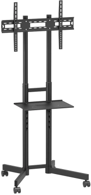 Стойка для телевизора Kromax OMEGA-15 черный 32"-70" макс.50кг напольный мобильный