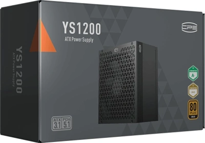 Блок питания PcCooler ATX 1200W YS1200 Gen.5 80+ gold (20+4pin) APFC 135mm fan 12xSATA Cab Manag RTL