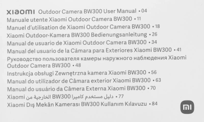 Камера видеонаблюдения IP Xiaomi Outdoor Camera BW300 Wi-Fi 3.13-3.13мм цв. корп.:белый/черный (BHR8303GL)