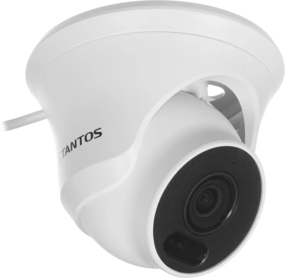 Камера видеонаблюдения аналоговая Tantos TSc-E2FA 3.6-3.6мм HD-CVI HD-TVI цв. корп.:белый/черный (00-00186908)