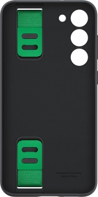Чехол (клип-кейс) Samsung для Samsung Galaxy S23+ Silicone Grip Case черный (EF-GS916TBEGRU)