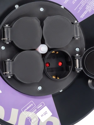 Сетевой удлинитель Buro BU-PSR4.40/G-16 40м (4 розетки) оранжевый (коробка)