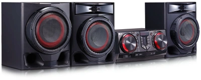 Минисистема LG XBoom CJ45 черный 720Вт FM USB BT