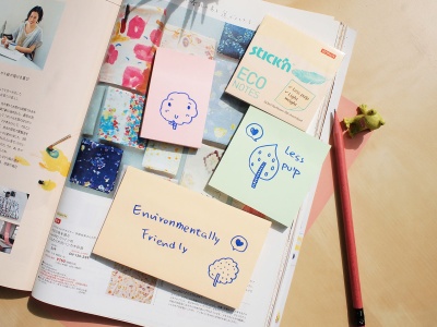 Блок самоклеящийся бумажный Stick`n ECO 21748 76x76мм 100лист. 60г/м2 пастель зеленый