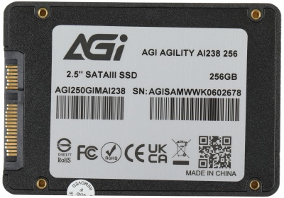 Накопитель SSD AGi SATA-III 256GB AGI250GIMAI238-CB AI238 2.5"