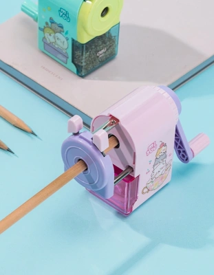 Точилка для карандашей механическая Deli E0641 miYou 1 отверстие пластик ассорти