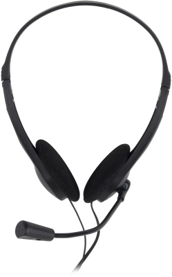 Наушники с микрофоном Оклик HS-M143VB черный 1.8м накладные оголовье (614036)