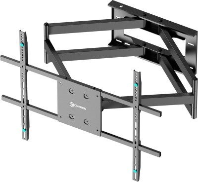 Кронштейн для телевизора Onkron M8L черный 42"-110" макс.100кг настенный поворотно-выдвижной и наклонный