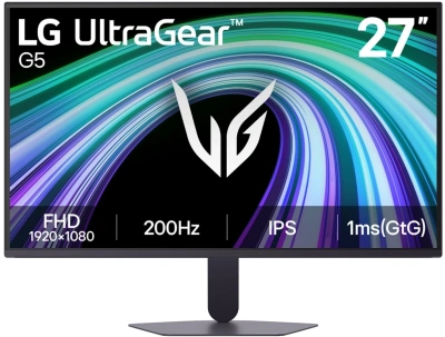 Монитор LG 27" UltraGear 27G523B-B черный IPS LED 1ms 16:9 HDMI матовая 1000:1 300cd 178гр/178гр 1920x1080 FHD 4.2кг