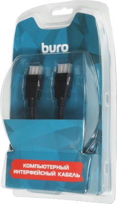 Кабель аудио-видео Buro HDMI 1.4 HDMI (m)/HDMI (m) 5м. позолоч.конт. черный (BHP RET HDMI50)