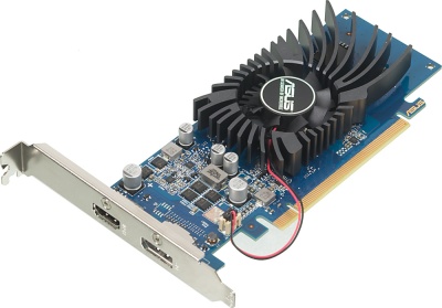 Видеокарта Asus PCI-E 3.0 GT1030-2G-BRK NVIDIA GeForce GT 1030 2Gb 64bit GDDR5 1228/6008 HDMIx1 DPx1 HDCP Ret low profile
