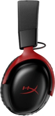 Наушники с микрофоном HyperX Cloud III S Wireless черный/красный 0.5м мониторные BT оголовье (A59Z0AA)
