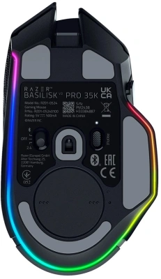 Мышь Razer Basilisk V3 Pro 35K черный оптическая 35000dpi беспров. BT/Radio USB-C/BT 11but (RZ01-05240100-R3G1)