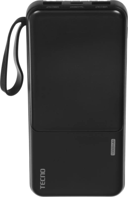 Мобильный аккумулятор Tecno OnGO L101 10000mAh 12W 2.4A 2xUSB-A/USB-C черный