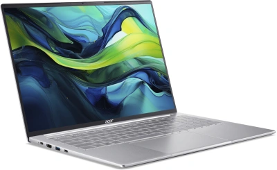Ноутбук Acer Swift Lite SFL16-51M-785G Core Ultra 7 155U 16Gb SSD1Tb Intel Graphics 16" IPS WUXGA (1920x1200) без ОС silver WiFi BT Cam 4810mAh (NX.D3VCD.002)