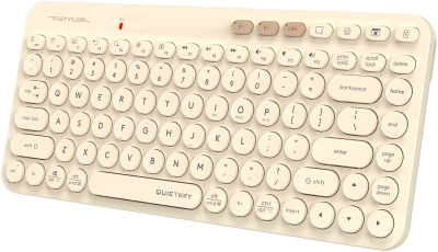 Клавиатура A4Tech FBK36C AS бежевый USB беспроводная BT/Radio slim Multimedia