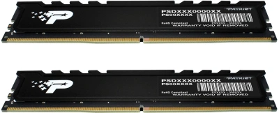 Память DDR5 2x16GB 4800MHz Patriot PSP532G4800KH1 Signature Premium RTL PC5-38400 CL40 DIMM UDIMM 288-pin 1.1В kit single rank с радиатором Ret