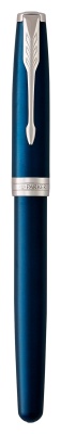 Ручка роллер Parker Sonnet Core T539 (1931535) LaqBlue CT F черн. черн. подар.кор.