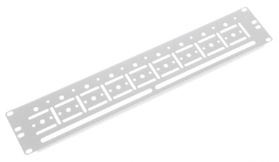 Кабельный органайзер горизонтальный ЦМО ГКО-У-2 односторонний 2U шир.:19" глуб.:85мм