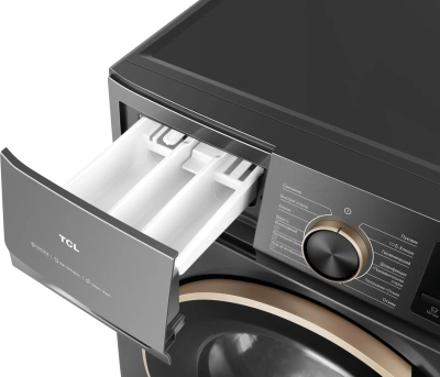 Стиральная машина TCL TWRP-1108W12G2 класс: A+++ загр.фронтальная макс.:8кг серый инвертор