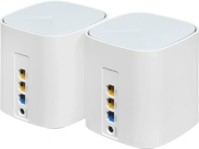 Бесшовный Mesh роутер Netis Neme X30S (NEME X30S (2 PACK)) AX3000 10/100/1000BASE-TX белый (упак.:2шт)