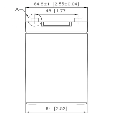 Батарея для ИБП CSB GPL1272 F2 FR 12В 7.2Ач