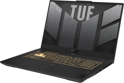 Ноутбук Asus TUF Gaming F17 FX707VJB-HX100 Core 5 210H 16Gb SSD512Gb NVIDIA GeForce RTX 3050 6Gb 17.3" IPS FHD (1920x1080) без ОС grey WiFi BT Cam (90NR0MY5-M003R0)