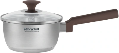 Ковш Rondell Coffee Bean RDS-1643 1.3л. d=16см (с крышкой) стальной