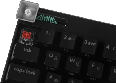 Клавиатура GMNG GG-KB500XW механическая черный USB беспроводная BT/Radio Multimedia for gamer LED (1910516) кабель 1.8м