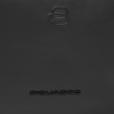 Деловая сумка мужская Piquadro Ael CA6920S142/N с отделением для ноутбука 14" черная натур.кожа