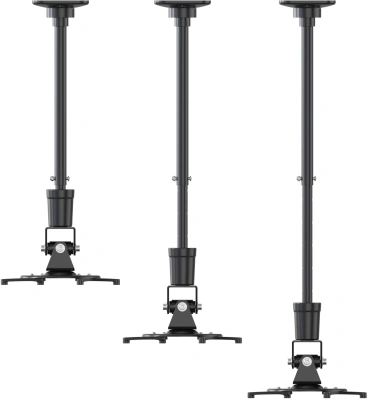 Кронштейн для проектора Cactus CS-VM-PR01L-BK черный макс.10кг потолочный поворот и наклон