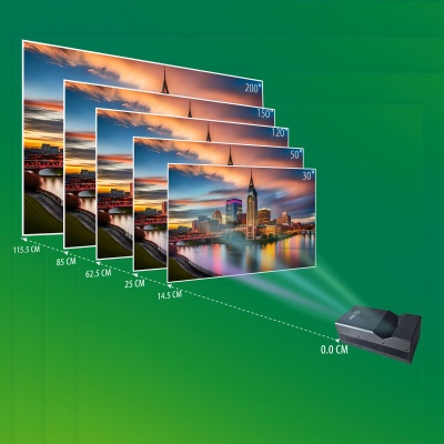 Проектор Cactus CS-PRU.03WT.Full HD-A DLP 6500Lm LS 400Lm ANSI (1920x1080) 2000:1 ресурс лампы:30000часов 2xUSB typeA 1xHDMI 1.5кг