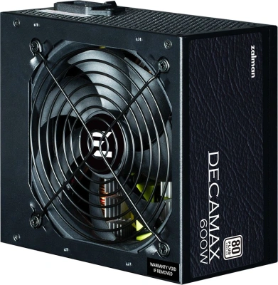 Блок питания Zalman ATX 600W ZM600-LX3 80+ white (20+4pin) APFC 120mm fan 5xSATA RTL