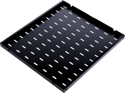 Полка стационарная ЦМО СВ-58-9005 0.5U нагр.:45кг. 19" 582мм черный (упак.:1шт)