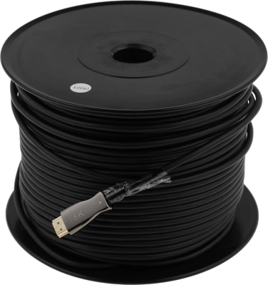 Кабель соединительный аудио-видео Premier 5-806 100.0 HDMI (m)/HDMI (m) 100м. позолоч.конт. черный