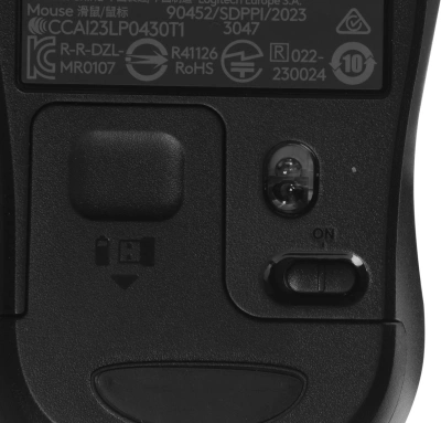 Мышь Logitech M185 черный/синий оптическая 1000dpi беспров. USB для ноутбука 2but (910-002632)