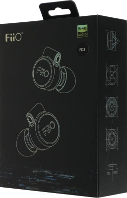 Наушники вкладыши Fiio FD3 1.2м черный/медный проводные в ушной раковине (80001656)