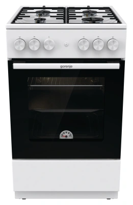 Плита Газовая Gorenje GG5A12WH белый (без крышки) реш.сталь