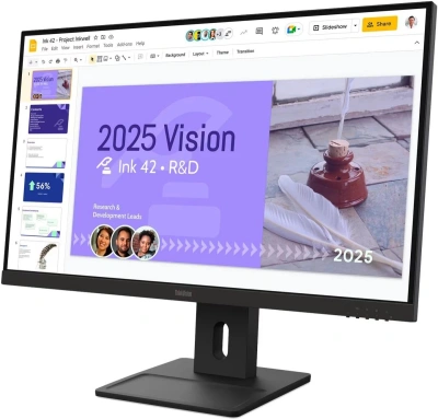 Монитор Lenovo 27" ThinkVision E27Q-40 черный IPS LED 16:9 HDMI M/M матовая HAS Piv 350cd 178гр/178гр 2560x1440 100Hz DP QHD 6.2кг