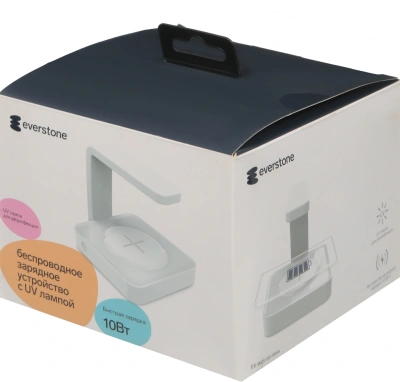 Беспроводное зар./устр. Everstone 10W 2A универсальное белый (ES-WUV-001)