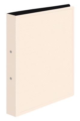 Папка на 2-х кольцах Бюрократ ДеЛюкс DL0740/2MILK A4 пластик 0.7мм кор.32мм молочный