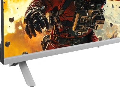 Телевизор LED Sber 43" SDX-43F3000DSA Салют ТВ Frameless серебристый FULL HD 60Hz DVB-T DVB-T2 DVB-C DVB-S DVB-S2 USB WiFi Smart TV (RUS)