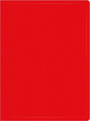 Папка с 40 прозр.вклад. Silwerhof SE-V40RED A4 пластик 0.5мм красный