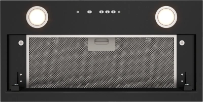 Вытяжка встраиваемая Elikor Cube 60П-1000 черный управление: кнопочное (1 мотор)