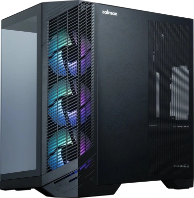 Корпус Zalman D50 черный без БП ATX 6x120mm 4x140mm 2xUSB3.0 audio bott PSU