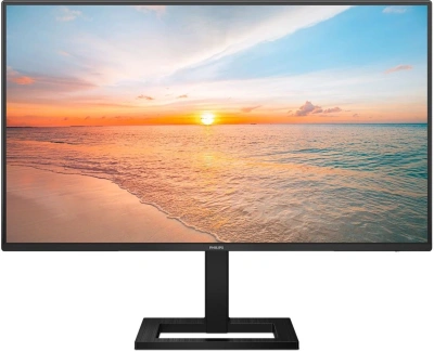 Монитор Philips 27" 27E1N1600AE черный IPS LED 1ms 16:9 HDMI M/M матовая HAS 350cd 178гр/178гр 2560x1440 100Hz 2K USB 5.23кг