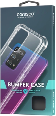 Чехол (клип-кейс) BoraSCO для Apple iPhone 16 Pro Max Bumper Case прозрачный (73524)