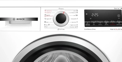 Стиральная машина Bosch WDS28460ME пан.англ. класс: A загр.фронтальная макс.:8кг (с сушкой) белый инвертор