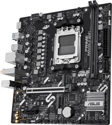 Материнская плата Asus PRIME B850M-F WIFI Socket AM5 AMD B850 2xDDR5 mATX AC`97 8ch(7.1) GbLAN RAID+VGA+HDMI